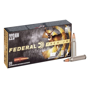 .223Rem. Federal Premium Nosler Partition 60gr/3,89g (P223Q) .223Rem. Federal Premium Nosler Partition 60gr/3,89g (P223Q)