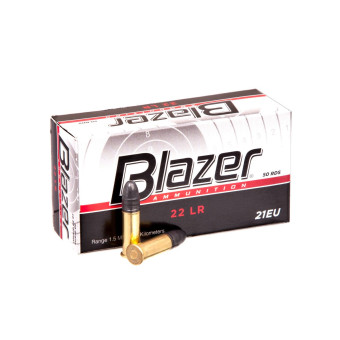 .22LR Blazer 40gr/2,59g LRN, 50 ks (21EU) .22LR Blazer 40gr/2,59g LRN, 50 ks (21EU)
