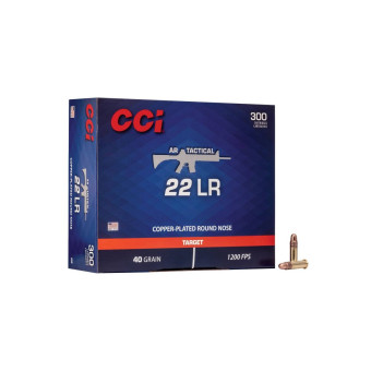 .22LR CCI AR Tactical 40gr/2,59g CPRN, 300 ks (956) .22LR CCI AR Tactical 40gr/2,59g CPRN, 300 ks (956)
