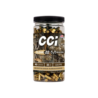 .22LR CCI Clean-22 40gr/2,59g High Velocity Poly-Coated LRN, 400 ks (966CC) .22LR CCI Clean-22 40gr/2,59g High Velocity Poly-Coated LRN, 400 ks (966CC)