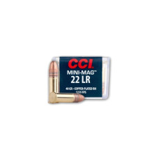 .22LR CCI Mini-Mag 40gr/2,59g Copper-Plated RN, 100 ks (0030)