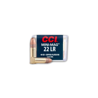 .22LR CCI Mini-Mag 40gr/2,59g Copper-Plated RN, 100 ks (0030)