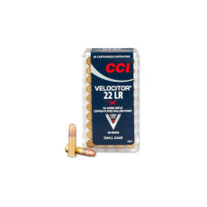 .22LR CCI Velocitor 40gr/2,59g Copper-Plated HP, 50 ks (0047)
