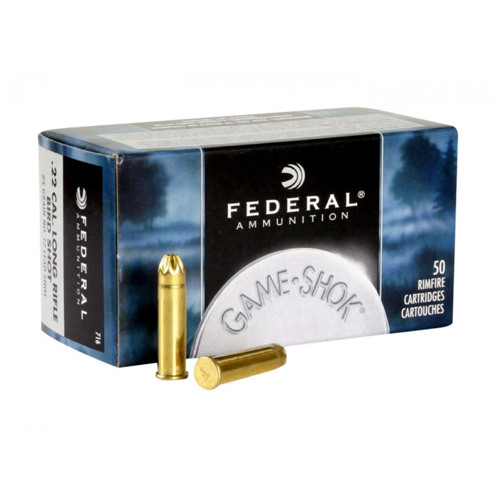 .22LR Federal Shotshell (brokový) Game-Shok, 50 ks (716)