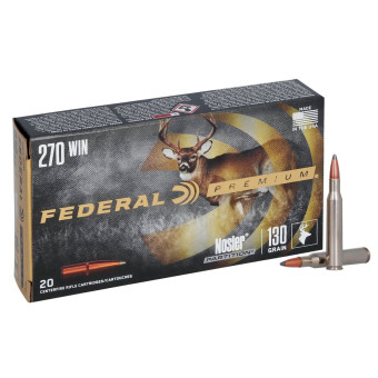 .270Win. Federal Premium Nosler Partition 130gr/8,42g (P270P)
