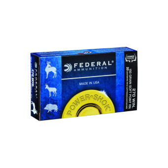 .270Win. Federal Power-Shok 150gr/9,72g SP RN (270B)