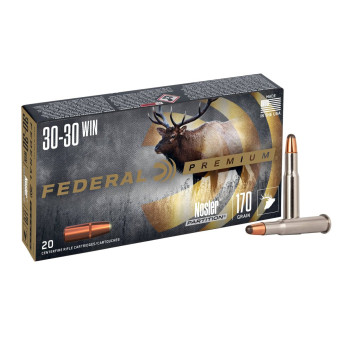 .30-30Win. Federal Premium Nosler Partition 170gr/11,02g (P3030D) .30-30Win. Federal Premium Nosler Partition 170gr/11,02g (P3030D)
