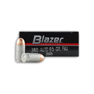 .380Auto Blazer 95gr/6,16g FMJ (3505) .380Auto Blazer 95gr/6,16g FMJ (3505)