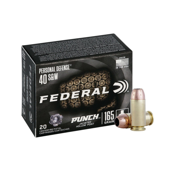 .40S&W Federal Personal Defense Punch 165gr/10,69g JHP (PD40P1)
