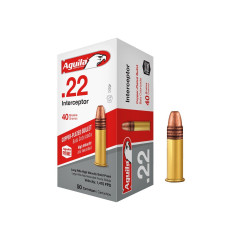 Aguila .22LR Interceptor 40gr/2,59g CP Solid Point, 50 ks (1B220320/1B223600)