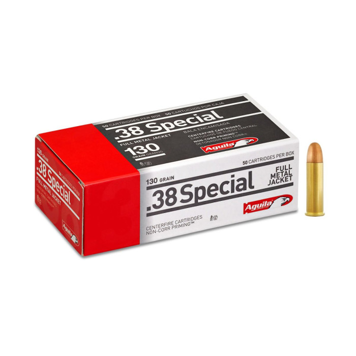 Aguila .38Special 130gr/8,42g FMJ (1E382521)
