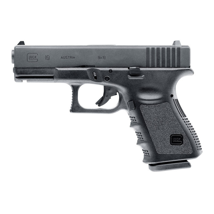 Airsoft. pištoľ GLOCK 19, kal. 6mm, gas