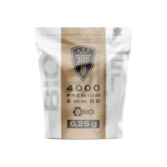 Airsoft. guličky Elite Force Premium Bio 0,25g, 4000ks, kal. 6mm