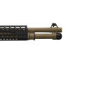 Benelli M4 T-Pro Brown, kal. 12/76, hl. 36cm