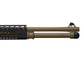 Benelli M4 T-Pro Brown, kal. 12/76, hl. 47cm