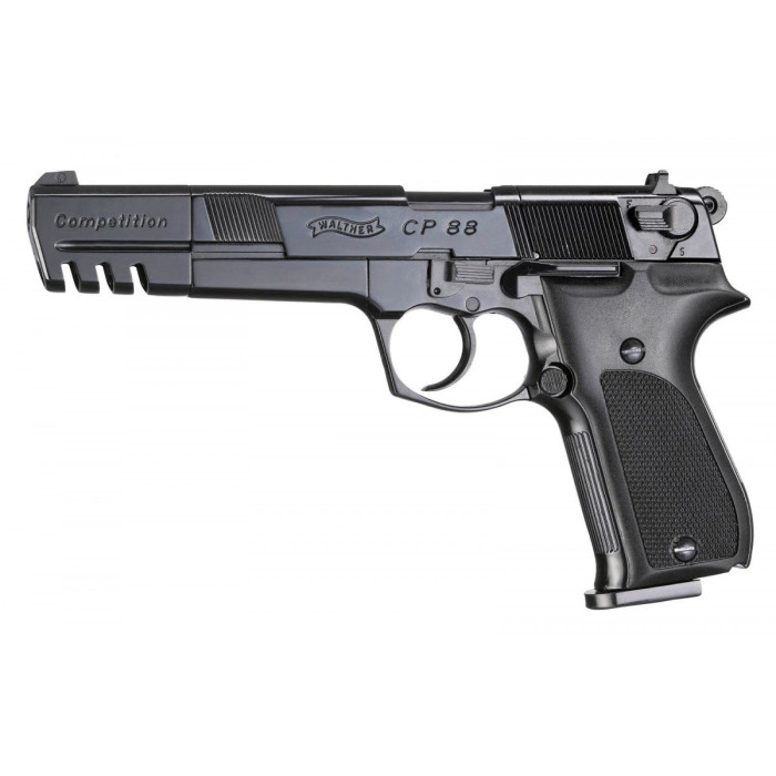 Pištoľ CO2 Walther CP88 Competition čierna, kal. 4,5mm diabolo