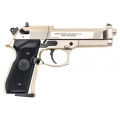 Pištoľ CO2 Beretta M92 FS nickel, kal. 4,5mm diabolo