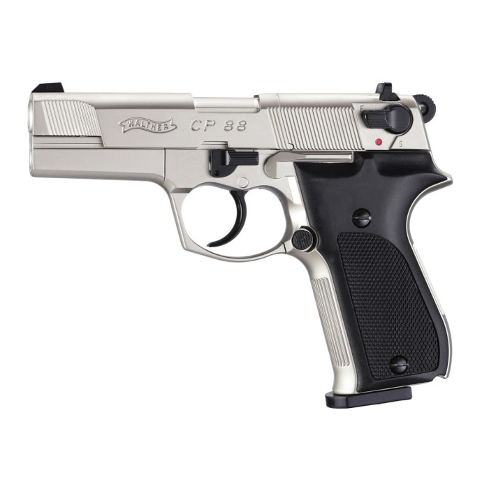 Pištoľ CO2 Walther CP88 nikel, kal. 4,5mm diabolo