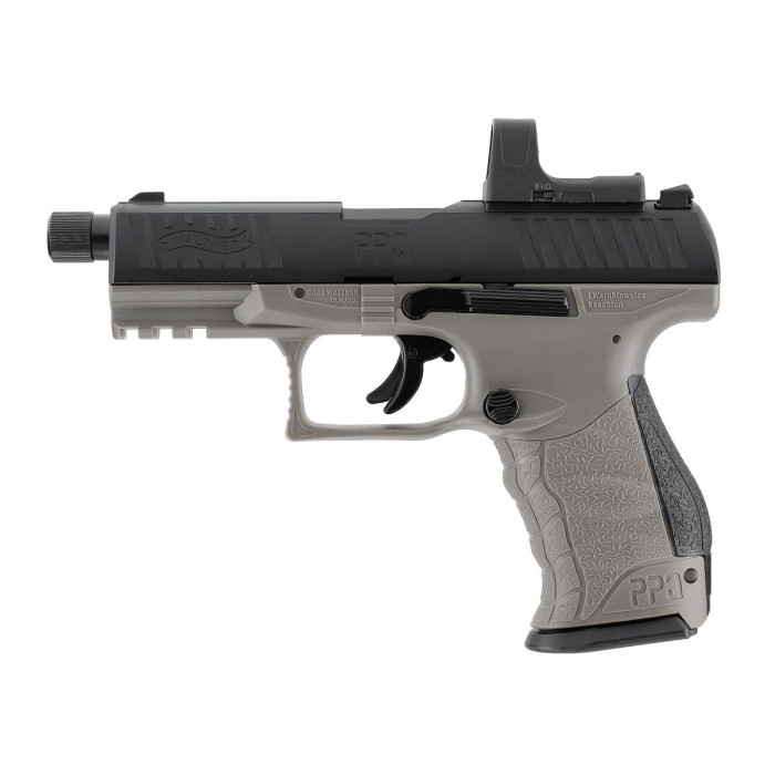 Pištoľ CO2 Walther PPQ M2 Q4 TAC Combo 4.6
