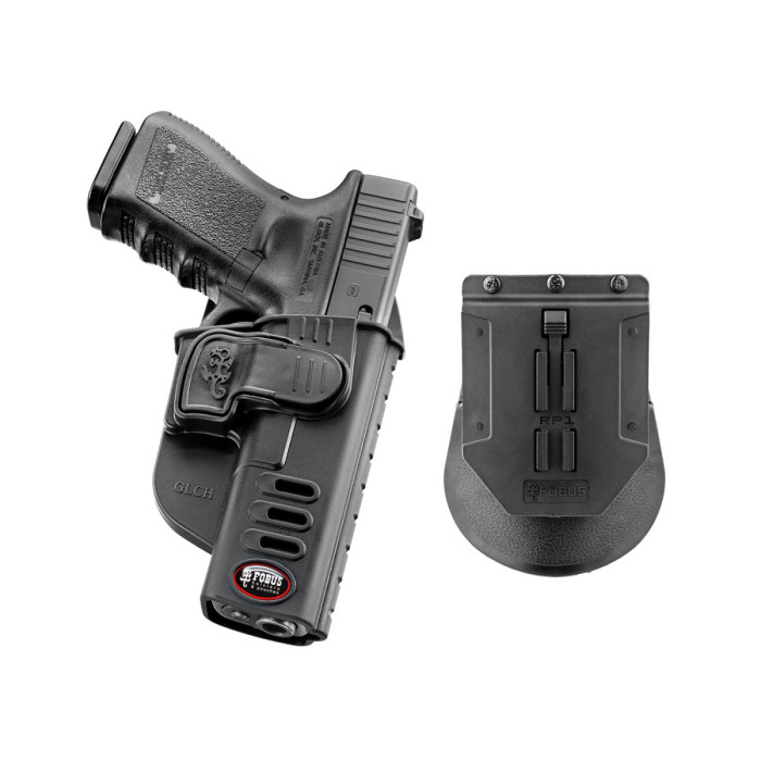 GLCH QL RP1, puzdro pre Glock 17/19/19X/22/23/ 25/31/32/34/35/44/45, s poistkou, QuickLock
