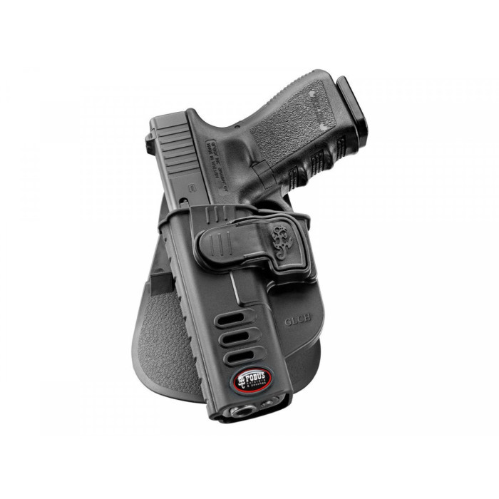 GLCH LH, puzdro pre Glock 17/19/19X/22/23/ 25/31/32/34/35/44/45, s pádlom, s poistkou