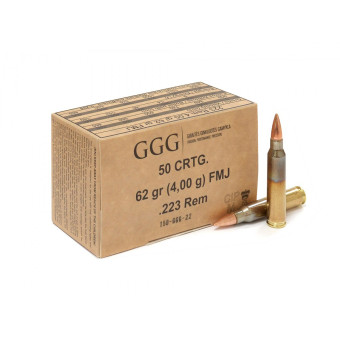 GGG .223Rem. 62gr/4,02g FMJ (GPR12)