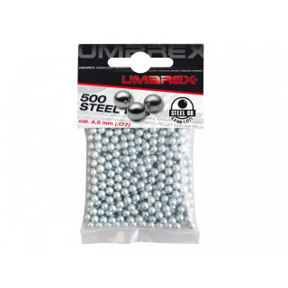 Guličky oceľové Umarex 500ks, kal. 4,5mm BB Guličky oceľové Umarex 500ks, kal. 4,5mm BB