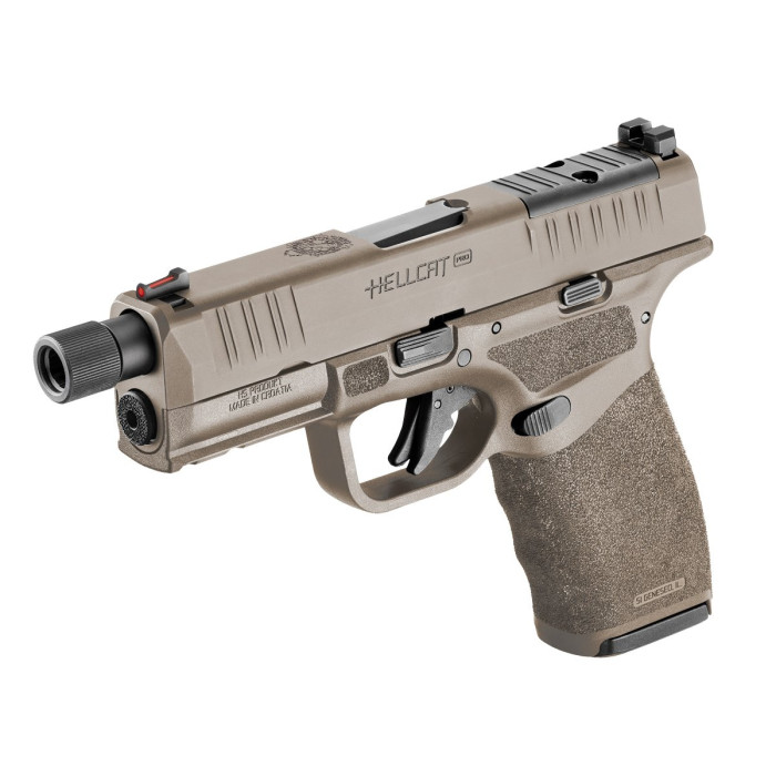 Pištoľ HELLCAT PRO OSP THREADED DESERT FDE, 9x19
