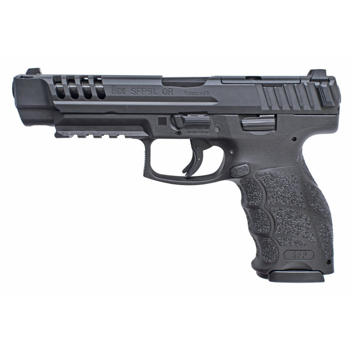 Pištoľ HK SFP9L-OR PB, kal. 9x19, s 5 montážnymi platničkami