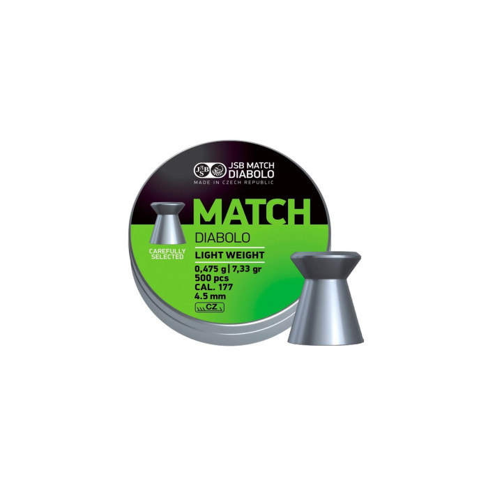 JSB Match Light weight 4,50mm 0,475g 500ks