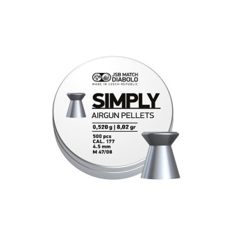 JSB Simply 4,5mm 500ks (0,520g)