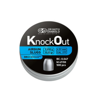 JSB Slug KnockOut .177 MK3 4,51mm 500ks