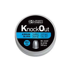 JSB Slug KnockOut .177 MK II 4,51mm 500ks JSB Slug KnockOut .177 MK II 4,51mm 500ks