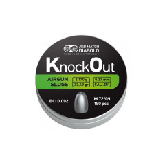 JSB Slug KnockOut .251 6,37mm 150ks