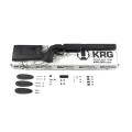 Pažba KRG Bravo Chassis Rimfire pre Tikka T1x, Stealth Grey