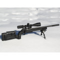 Pažba KRG Bravo Chassis Rimfire pre Tikka T1x, Stealth Grey