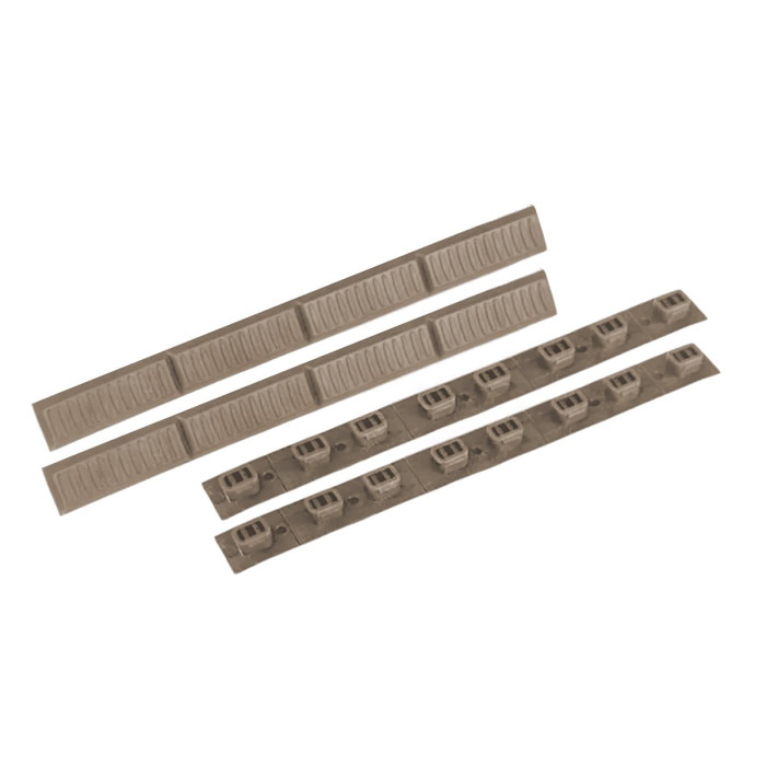 Kryt M-LOK lišty T3x Ace (4ks) FDE