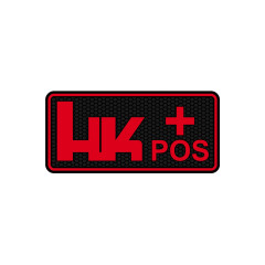 Logo HK positive na suchý zips
