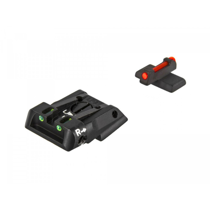 Nastaviteľné svetlovodné mieridlá pre P30/SFP/HK45