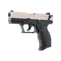 Pištoľ exp. Walther P22Q nickel, kal. 9mm P.A.K.