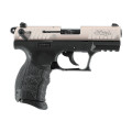 Pištoľ exp. Walther P22Q nickel, kal. 9mm P.A.K.