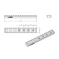 Picatinny lišta JKN Bergara B-13, dĺžka 145mm, plná