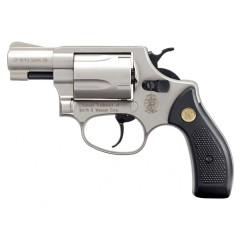 Revolver exp. S&W Chiefs Special nickel, kal. 9mm Revolver exp. S&W Chiefs Special nickel, kal. 9mm