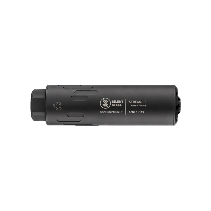 Silent Steel Gen3 Compact Flow Streamer 9.00 QD, Black