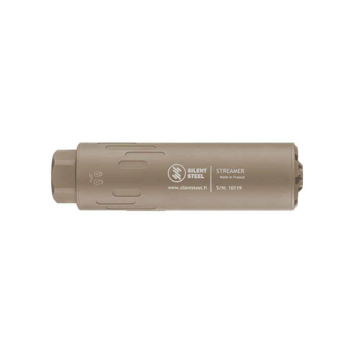 Silent Steel Gen3 Compact Flow Streamer 5.56 QD, FDE