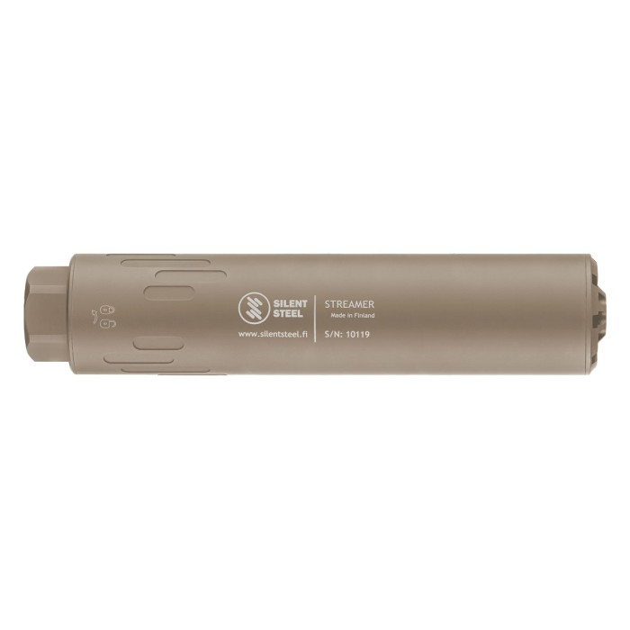 Silent Steel Gen3 Flow Streamer 5.56 QD, FDE