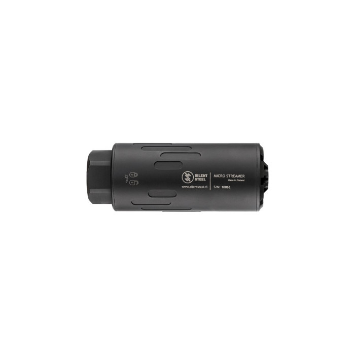 Silent Steel Gen3 Micro Flow Streamer 5.56 QD, Black