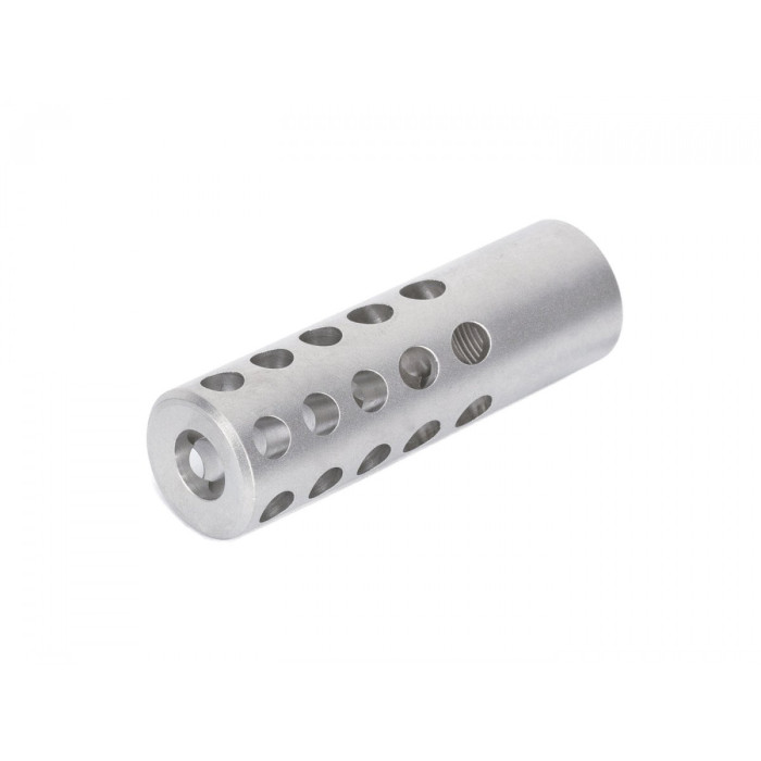 Úsťová brzda Sako/Tikka D22, M18x1, Slim nerezová