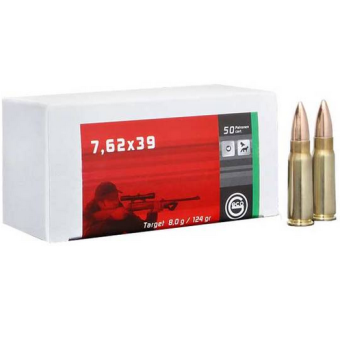 Náboj Geco 7,62x39 FMJ 124grs/8,0g